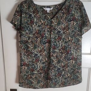 Counterparts Multicolor Paisley Blouse